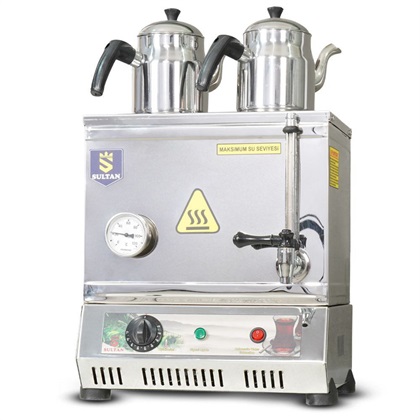 سماور صنعتی سلطان ۲ قوری مدل SU-EA223 (هوشمند برقی)